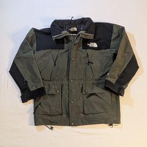 VINTAGE The North Face Mountain Jacket GORE-TEX Shell Large Olive Green